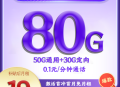 集团电信本地卡19元80G