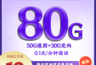 集团电信本地卡19元80G